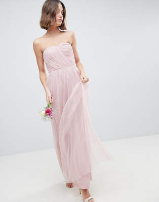 asos tulle bridesmaid dress