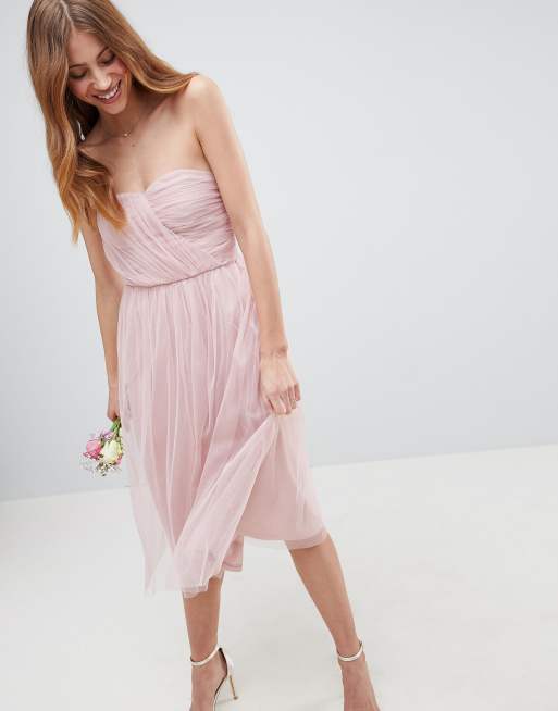 Asos tulle 2024 midi dress