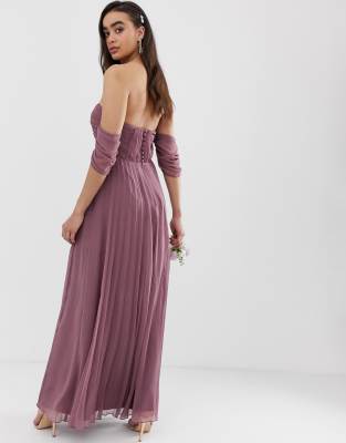bardot bridesmaid