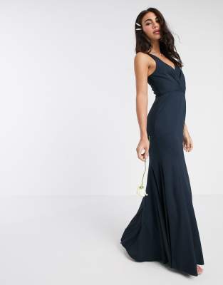 asos bridesmaid navy