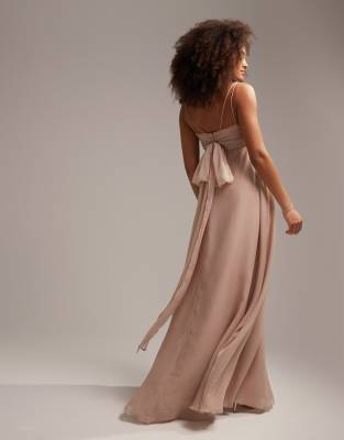 maxi dress ruched
