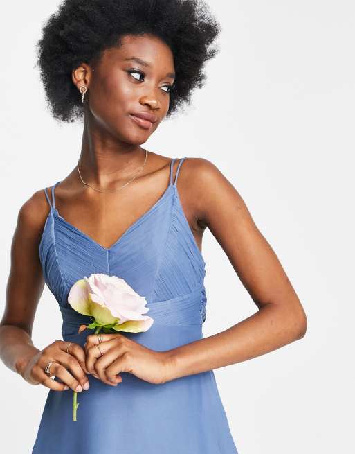 Asos light outlet blue bridesmaid dress