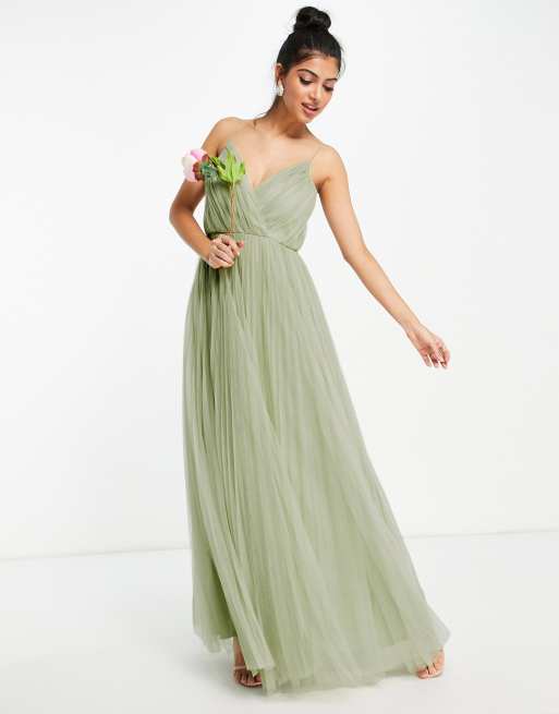 Asos maxi 2025 bridesmaid dress