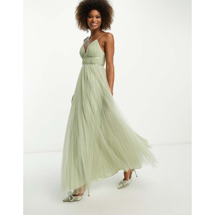 Amente Tiered Cami Maxi Dress