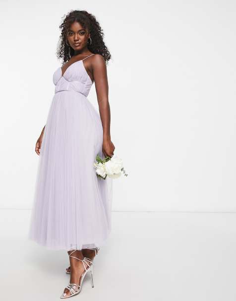 Light lavender bridesmaid on sale dresses