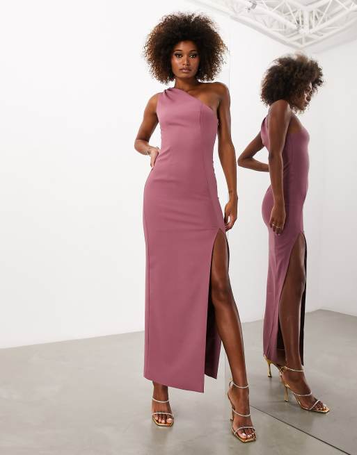 Crepe on sale bridesmaid dress