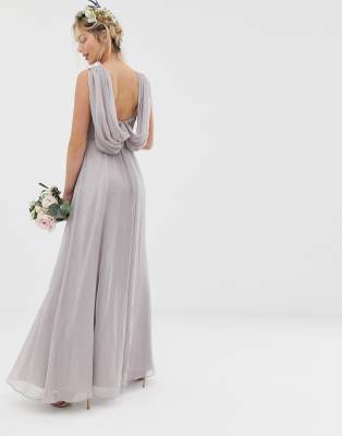 asos bridesmaid grey