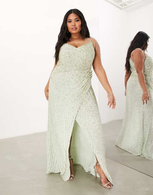 Asos curve outlet prom dress