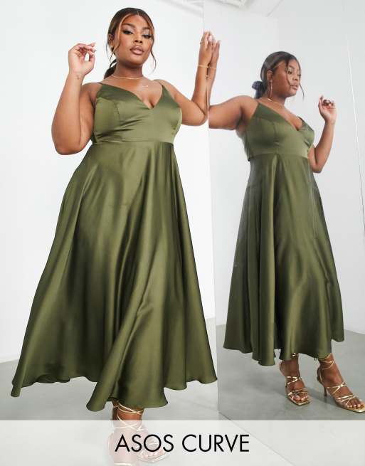 Asos curve shop bridesmaid dress