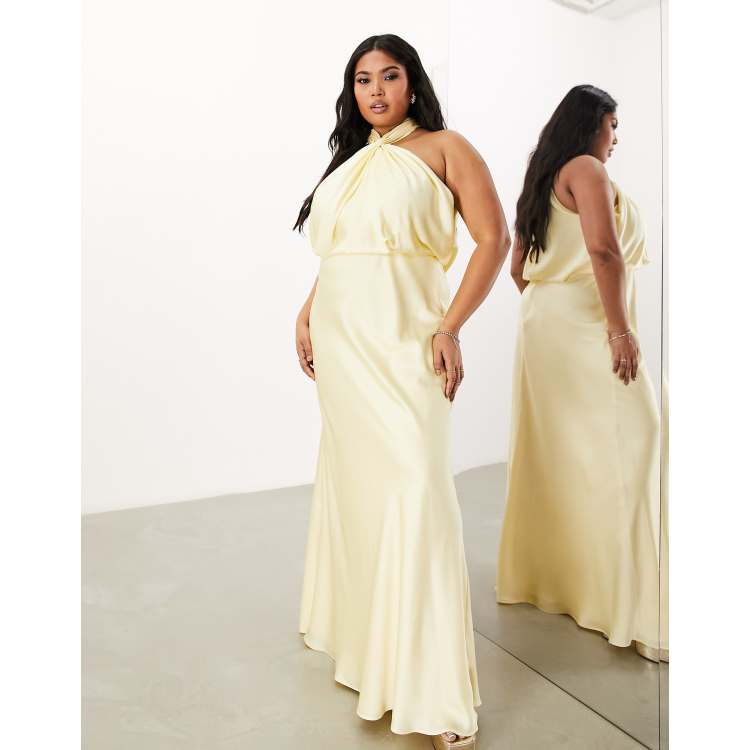 Lemon bridesmaid 2025 dresses asos