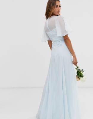 asos maxi bridesmaid dress