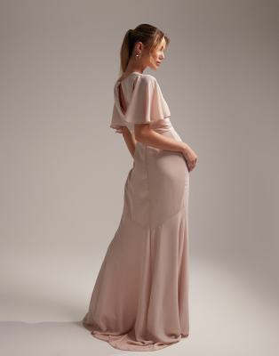 asos design flutter sleeve