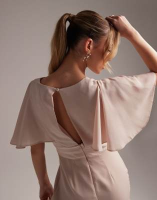 asos design flutter sleeve