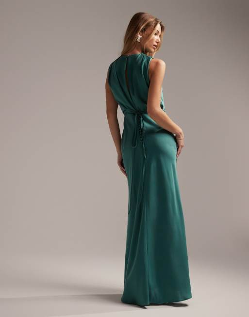 Asos teal 2025 bridesmaid dresses