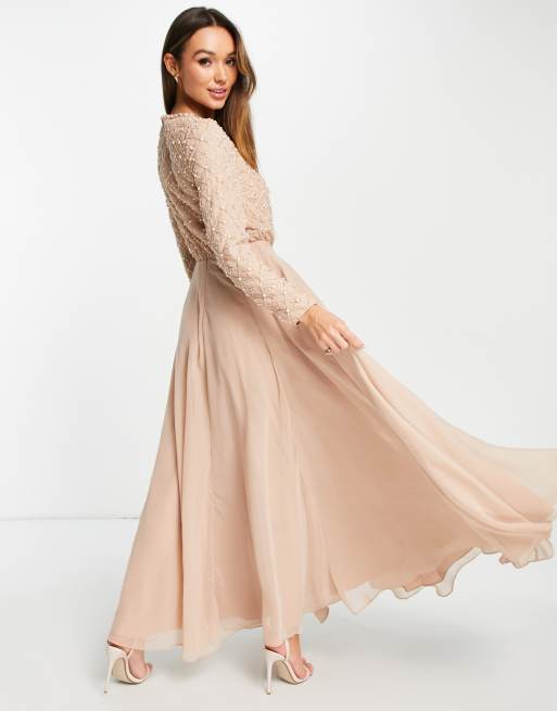 Asos bridesmaid store dresses long sleeve