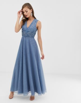 asos bridesmaid blue