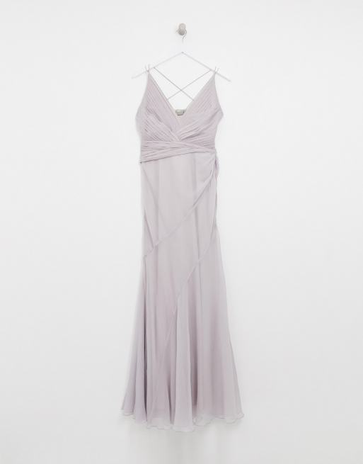 asos pleated bridesmaid dress ASOS DESIGN bridesmaids hybrid cami maxi dress with pleat skirt in lemon