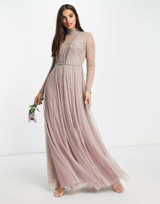 Asos beaded shop maxi dress