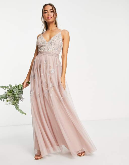 Asos design shop bridesmaid