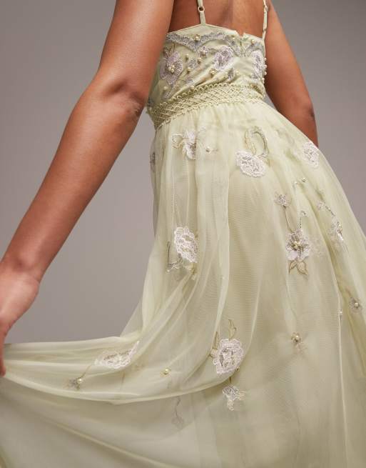 Embroidered Cami Maxi Dress – The 308 Boutique