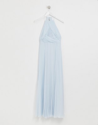 asos blue bridesmaid
