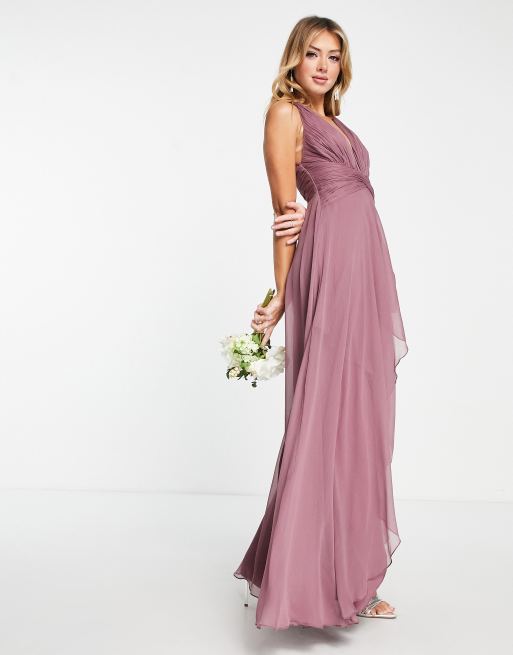 Mauve 2025 chiffon dress