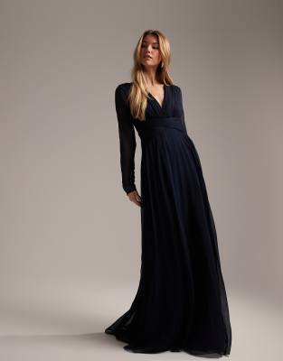 maxi wedding gown