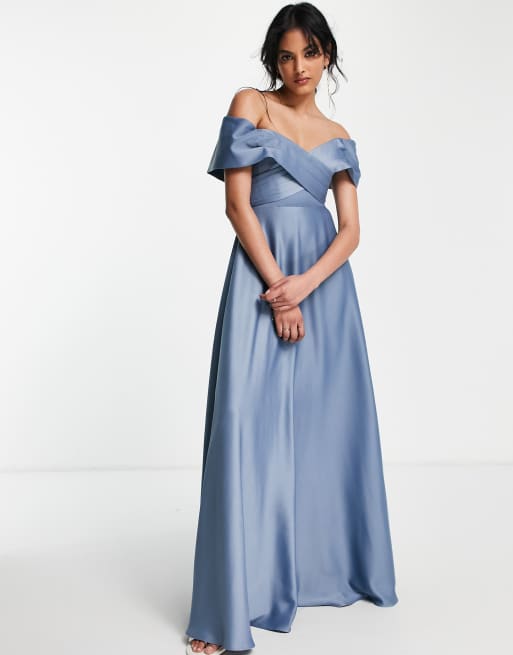 Asos blue shop bridesmaid dresses