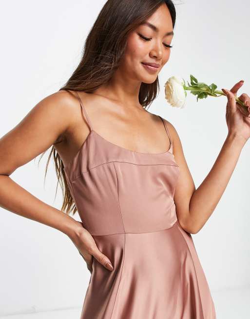 Asos copper outlet dress