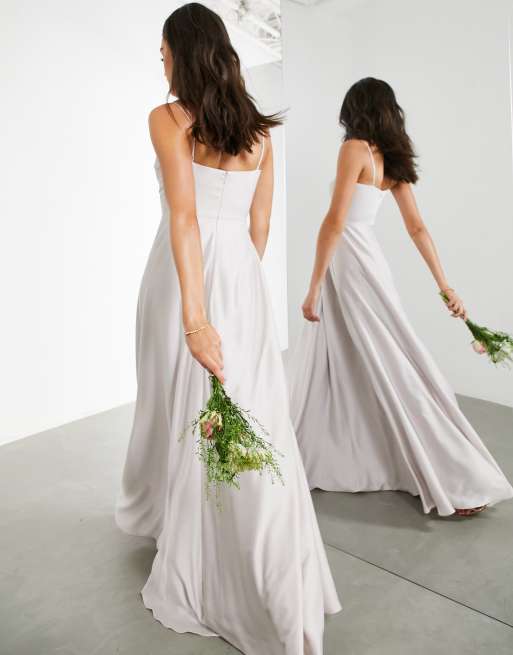 White bridesmaid shop dresses asos