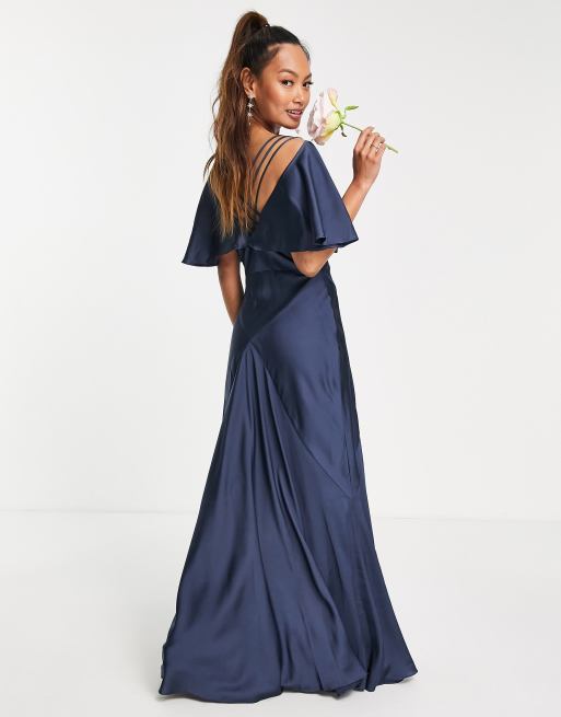 Petrol blue outlet maxi dress