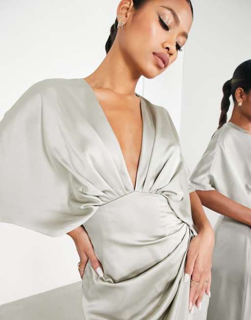 Custom Bridesmaid Satin Kimono Robe