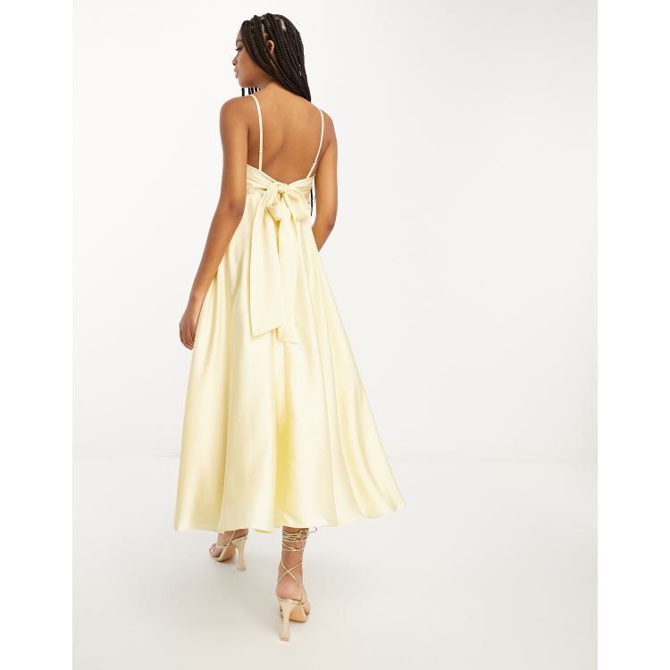 Lemon bridesmaid dresses discount asos