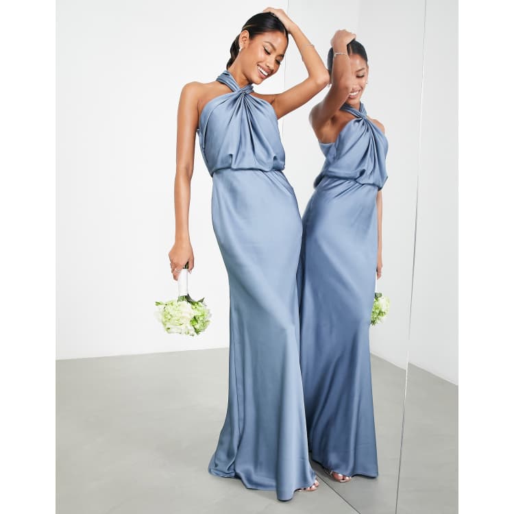 Asos teal 2024 bridesmaid dresses