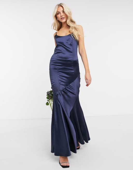 Asos navy clearance bridesmaid