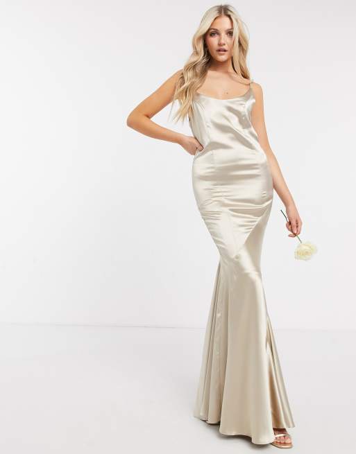 Gold bridesmaid dresses asos sale