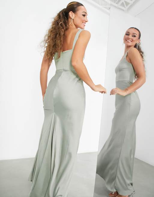 Sage green cheap maxi