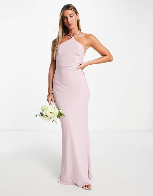 Asos lilac bridesmaid clearance dress