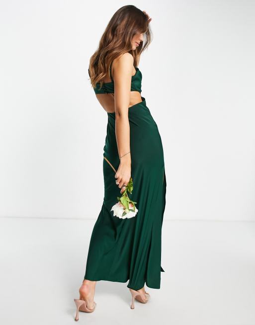 Asos bridesmaid shop dresses green