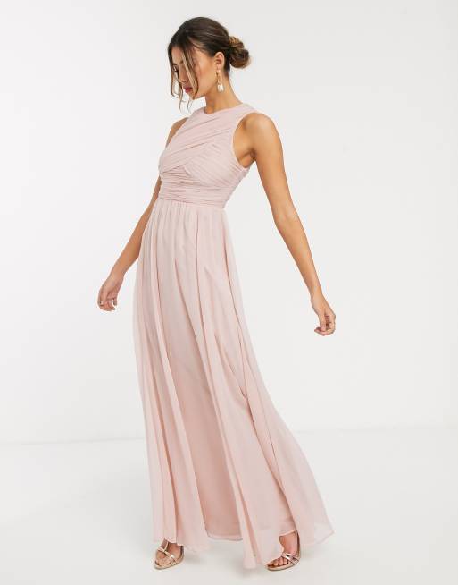 ASOS DESIGN – Bridesmaid – Sukienka maxi z miękką, plisowaną górą, 4 z 4