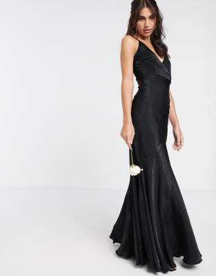 satin maxi dress asos