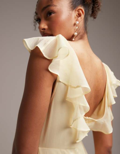 Asos frill hem dress online