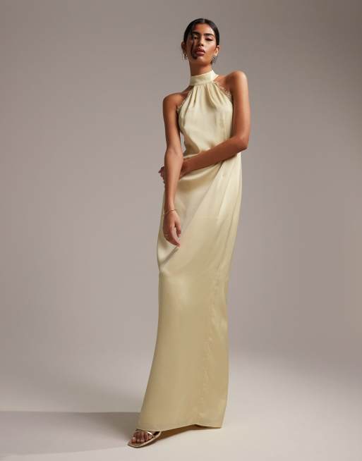 Gold bridesmaid dresses asos hotsell