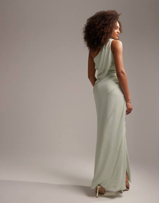 Asos green bridesmaid shops dress