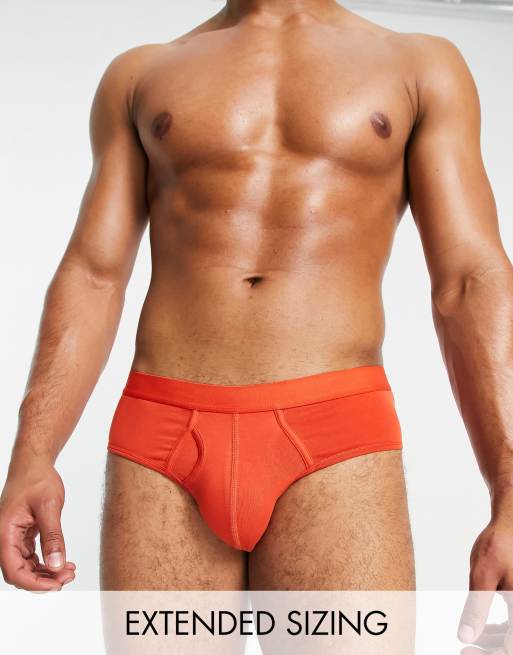 ASOS DESIGN brief in burnt orange