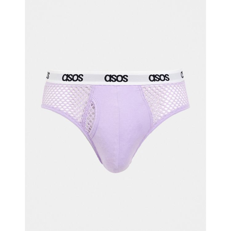 Juicy Couture x ASOS mesh briefs in lilac