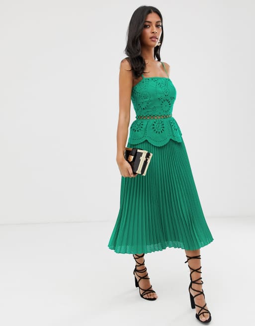 Asos hotsell pleated skirt