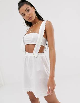 asos dungarees dress