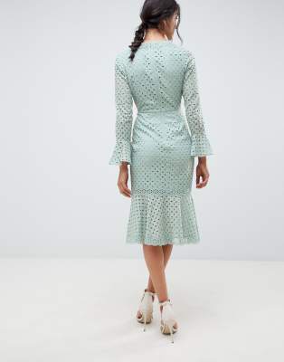 broderie dress asos