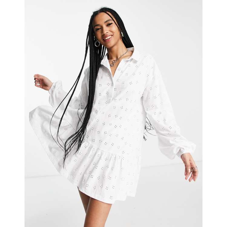 Asos white dress outlet shirt